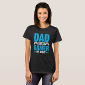 Father's Day Gaming Dad By Day Gamer By Night T-shirt (Voorkant volledig)