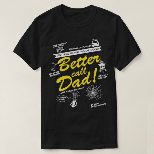 FATHERS DAY Geeky Dad Hipster Dad Funny Dad Gift G T-shirt (Design voorkant)