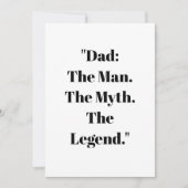 Father's Day Gift Card Kaart (Voorkant)