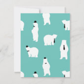 Fathers Day Gift Cool Papa Polar Beer Feestdagenkaart (Voorkant)