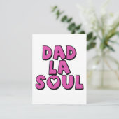 Fathers Day Gift Dad La Soul Hip Rap Feestdagenkaart (Staand voorkant)