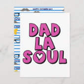 Fathers Day Gift Dad La Soul Hip Rap Feestdagenkaart (Voorkant / Achterkant)