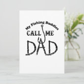 Fathers Day Gift for Fisherman Cool Vist papa Kaart (Staand voorkant)