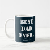 Fathers Day Gift Foto Collage Beste vader van de m Koffiemok (Links)