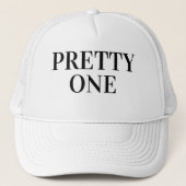 Father's Day Gift Idea Baseball PRETTY ONE Trucker Pet (Voorkant)