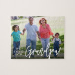Father's day Gift Idea Personalized Grandpa photo  Legpuzzel<br><div class="desc">Surprise Grandpa this Father's Day with a personalized photo puzzle that says "We Love You,  Grandpa." Add your favorite family photo to create a heartfelt keepsake that's fun and meaningful. A perfect gift to celebrate cherished memories together.</div>