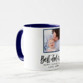 Fathers Day Gift Personated Custom Photo Mok (Voorkant links)