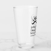 Fathers Day Gift, Retro Papa, Papa Definition Glas (Rechts)