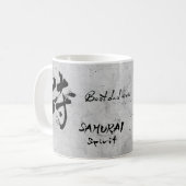 Father's Day gift: Samurai and warrior coffee mug Koffiemok (Voorkant links)