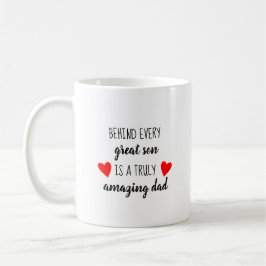 Fathers Day Gift van Son Love Dad Quote Koffiemok