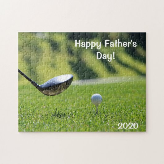 Father's Day Golf Custom Legpuzzel (Horizontaal)