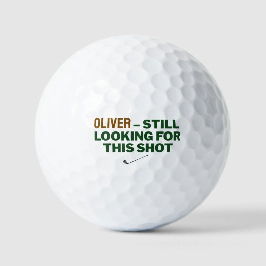Fathers Day Golf Dad Still Looking Design Golfballen (Voorkant)
