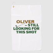 Fathers Day Golf Dad Still Looking Design Golfhanddoek (Voorkant)