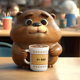 Fathers Day grappige fietser aangepaste tekst Koffiemok