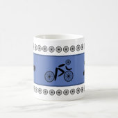 Fathers Day grappige fietser aangepaste tekst Mok (Center)