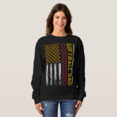 fathers day greatest best softball dad daddy fathe trui (Voorkant volledig)