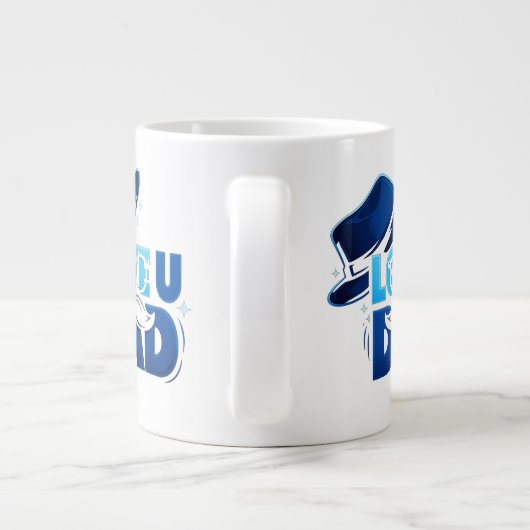 father's day grote koffiekop (Achterkant)