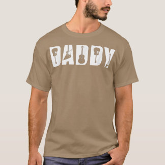 Fathers Day Guitar Lover Beste papa ooit gitarist T-shirt