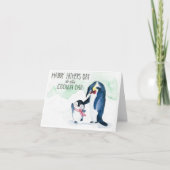 Fathers Day hand painted card Bedankkaart (Voorkant)