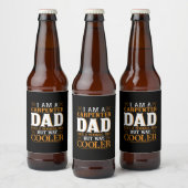 Father's Day I Am A Carpenter Dad Bier Etiket (Flessen)