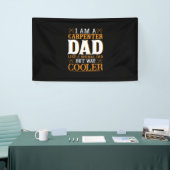Father's Day I Am A Carpenter Dad Spandoek (Beurs)