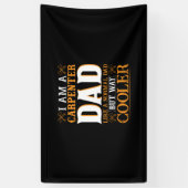 Father's Day I Am A Carpenter Dad Spandoek (Verticaal)