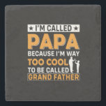Father's Day I Am Called Papa Stenen Onderzetter<br><div class="desc">Father's Day I Am Called Papa</div>