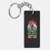 Father's Day I Keep All My Daddy Jokes Sleutelhanger (Voorkant Links)