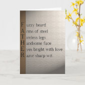 FATHERS DAY KAART (Gele Bloem)