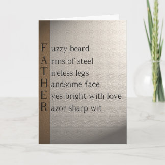 FATHERS DAY KAART