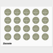 Father's Day Klassieke Ronde Sticker (Vel)
