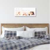 Fathers Day Lucky Ik beste papa foto's Canvas Afdruk (Insitu (Slaapkamer))