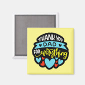 Fathers Day Magnet (Voorkant / Achterkant)