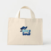 father's day mini tote bag (Voorkant)