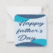 Fathers day Note Kaart Notitiekaartje (Voorkant)