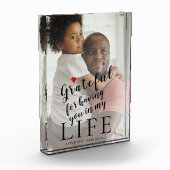 Fathers Day op maat gemaakte foto- en tekstquote Fotoblokken (Links)