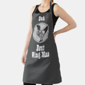 Fathers Day, pap Best Wing Man Chicken Schort (Insitu)