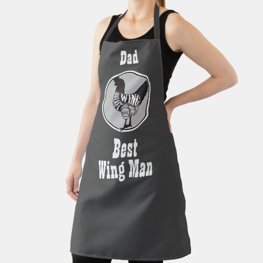 Fathers Day, pap Best Wing Man Chicken Schort (Insitu)