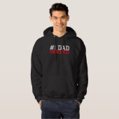 Fathers Day Papa Best Dad Ever Fatherhood Daddy  1 Hoodie (Voorkant volledig)