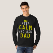 Fathers Day Papa Best Dad Ever Fatherhood Daddy  5 T-shirt (Voorkant volledig)