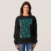 Fathers Day Papa Best Dad Ever Fatherhood Daddy  8 Trui (Voorkant volledig)