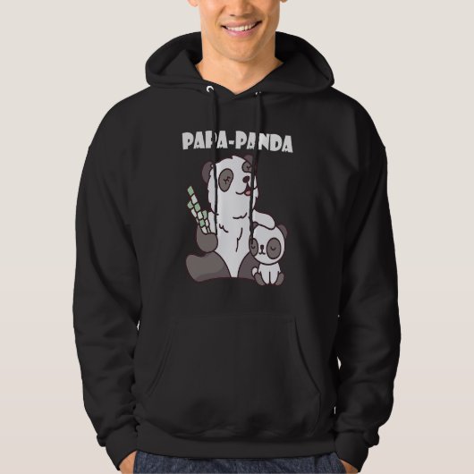 Father's Day  Papa Panda  1 Hoodie (Voorkant)