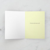 Fathers Day Personalized name LOVE card Kaart (Binnen)