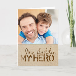 Fathers Day Photo Wenskaart Kaart