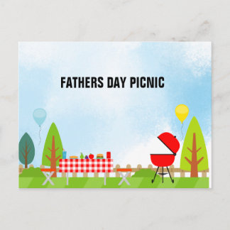 Fathers Day Picnic Briefkaart