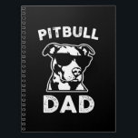 Father's Day Pitbull Dad Notitieboek<br><div class="desc">Father's Day Pitbull Dad</div>