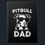 Father's Day Pitbull Dad Notitieboek<br><div class="desc">Father's Day Pitbull Dad</div>