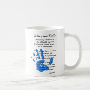 Fathers Day Poem - Hou mijn handdruk vast, pap Gif Koffiemok