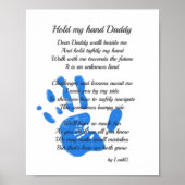 Fathers Day Poem - Hou mijn handdruk vast, pap Gif Poster (Voorkant)