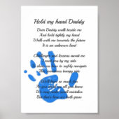 Fathers Day Poem - Hou mijn handdruk vast, pap Gif Poster (Voorkant)